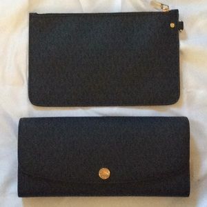 Matching Wallet, clutch purse & mini change purse